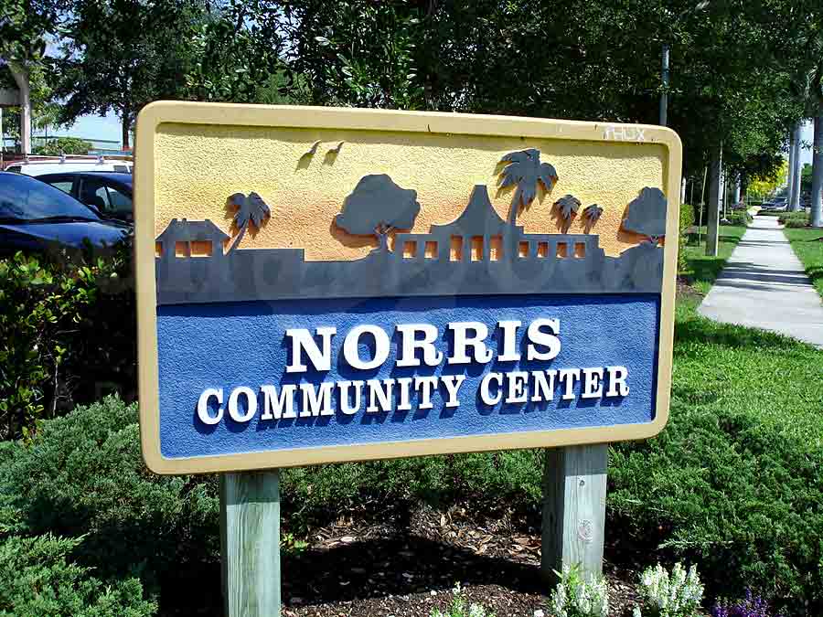 OLDE NAPLES SOUTHEAST Norris Community Center Signage